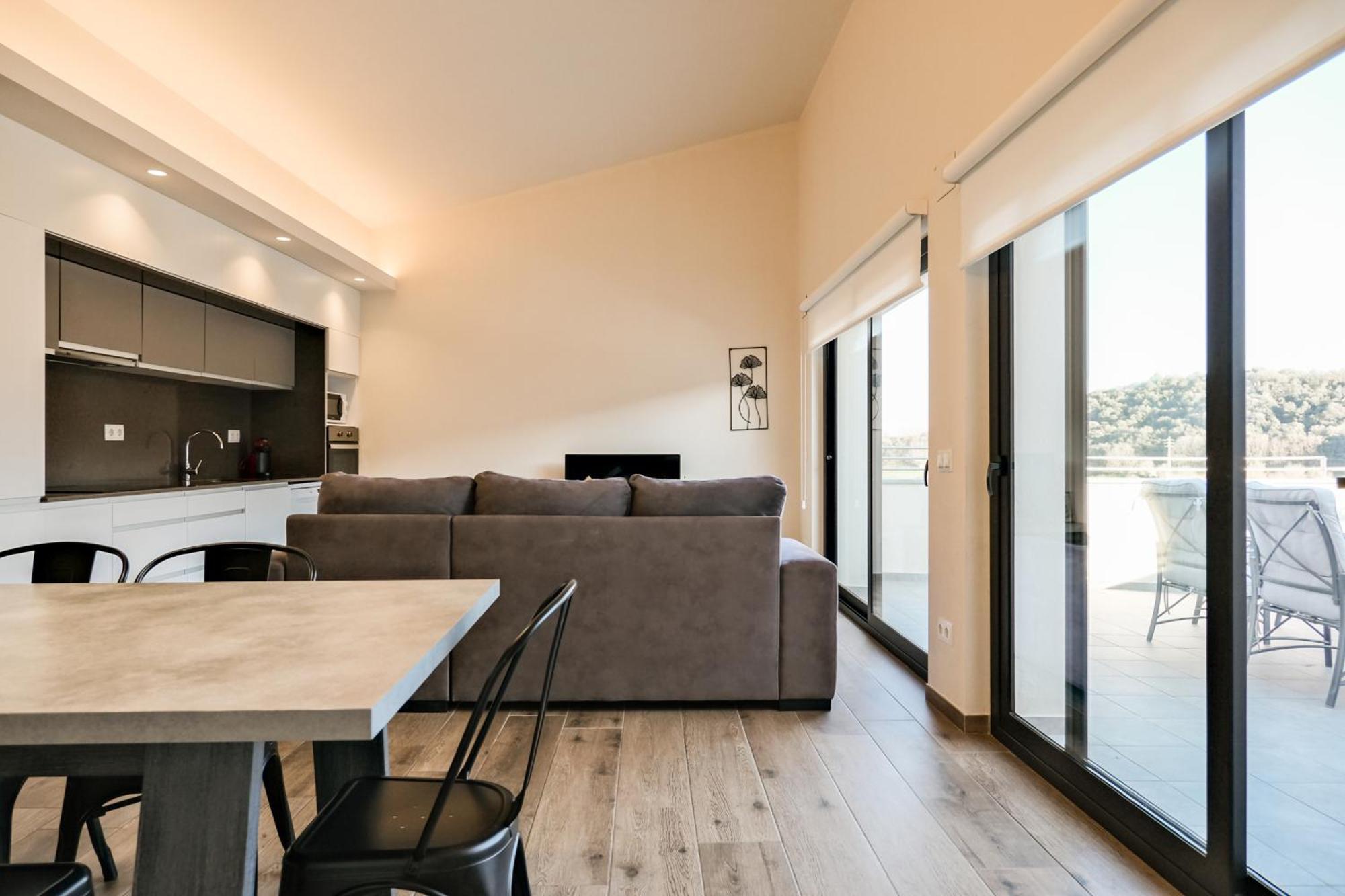 Can Cintet 3 Apartamento Con Terraza En バサルー エクステリア 写真